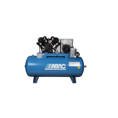 Abac Fullly Featured IRONMAN 10 HP 230 V, 3 Phase Two Stage Cast Iron 120 Gal Horizontal Air Compressor ABC10-23120HFF